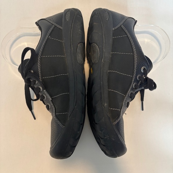 Keen womens black leather lace up casual Gorp GORPCORE Presidio Sneaker size 9.5 - Picture 8 of 10